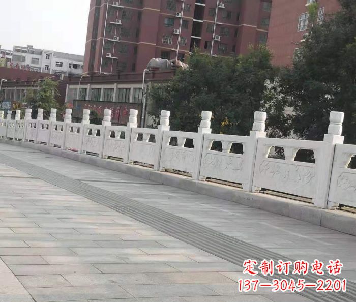 石狮精美大理石浮雕栏板雕塑