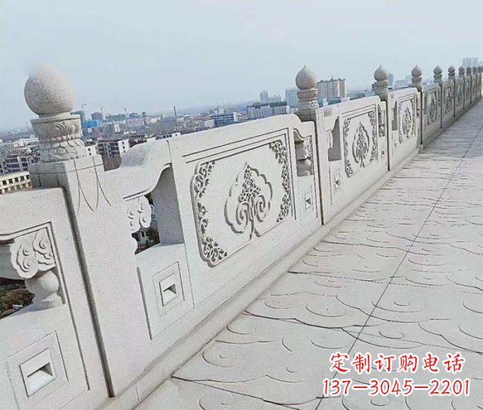 石狮精美大理石栏板雕塑