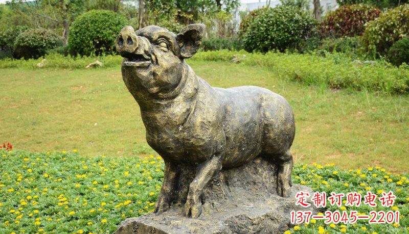 石狮中领雕塑臻选十二生肖铜雕