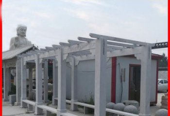石狮 专业定制公园大理石石雕长廊