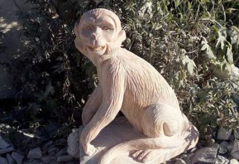 石狮精美猴子雕塑