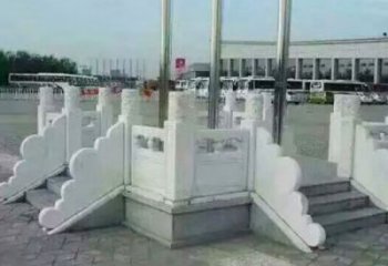 石狮中领雕塑提供绚丽升旗台石雕，一种标志性的…