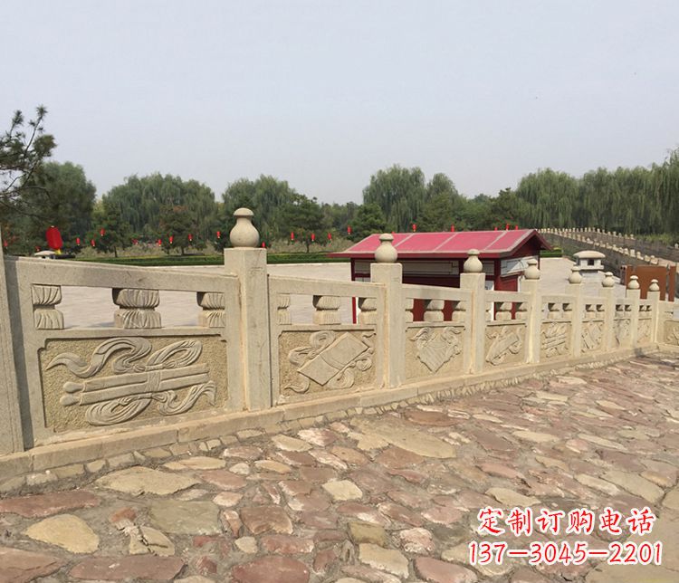 石狮护城河大理石栏板雕塑