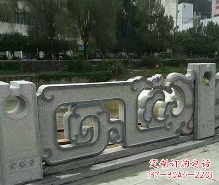 石狮护城河建筑石雕栏板