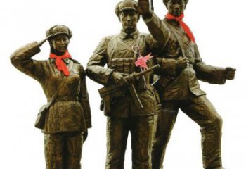 石狮勇士战士雕塑，感受立于战场的英勇豪迈