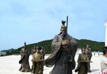石狮中领雕塑——汉武帝刘彻祭天情景雕塑