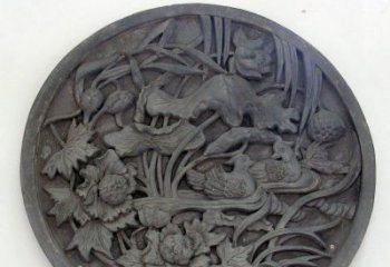 石狮镂空鸳鸯雕塑，完美融合爱情与艺术