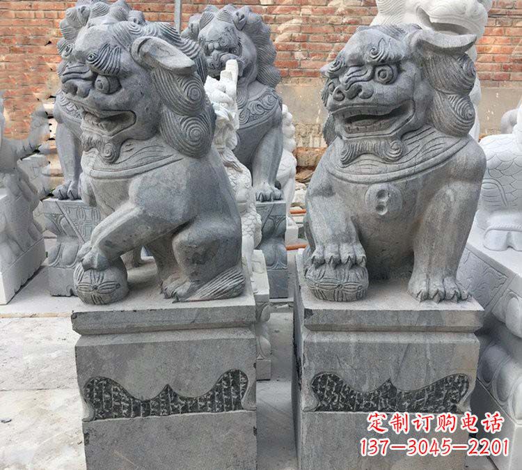 石狮青石仿古狮子雕塑
