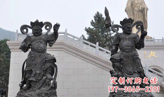 石狮青铜佛像
