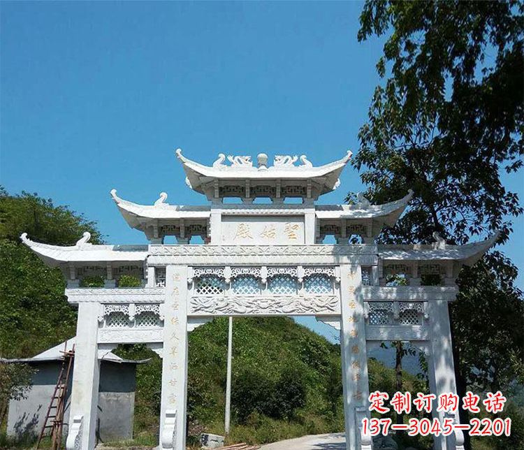 石狮钜大牌坊石雕——传承古典精美之美