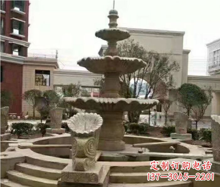 石狮高品质砂岩喷泉雕塑