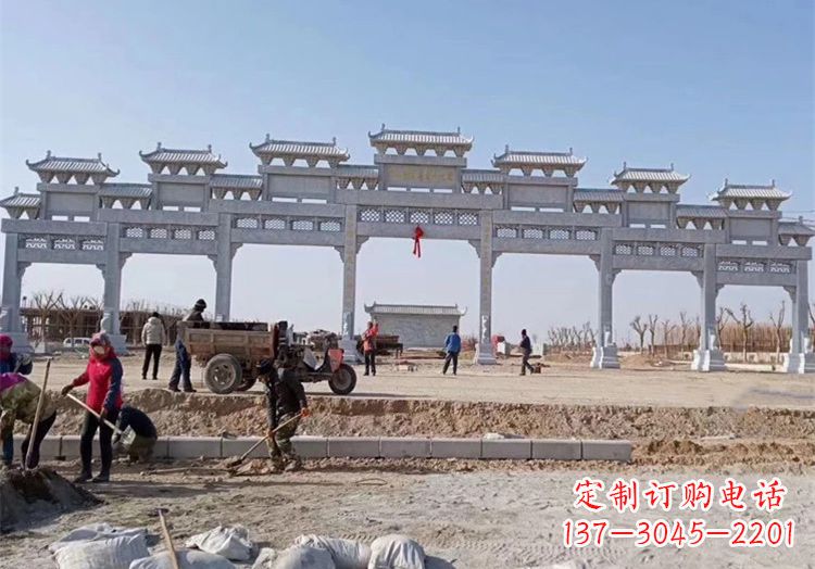 石狮石牌坊九楼