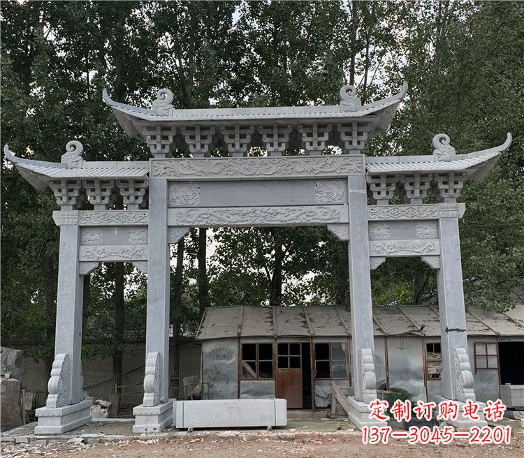 石狮石牌坊石雕牌坊