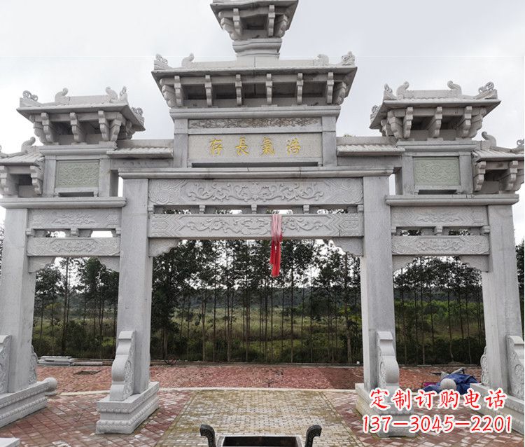 石狮石牌坊石牌楼