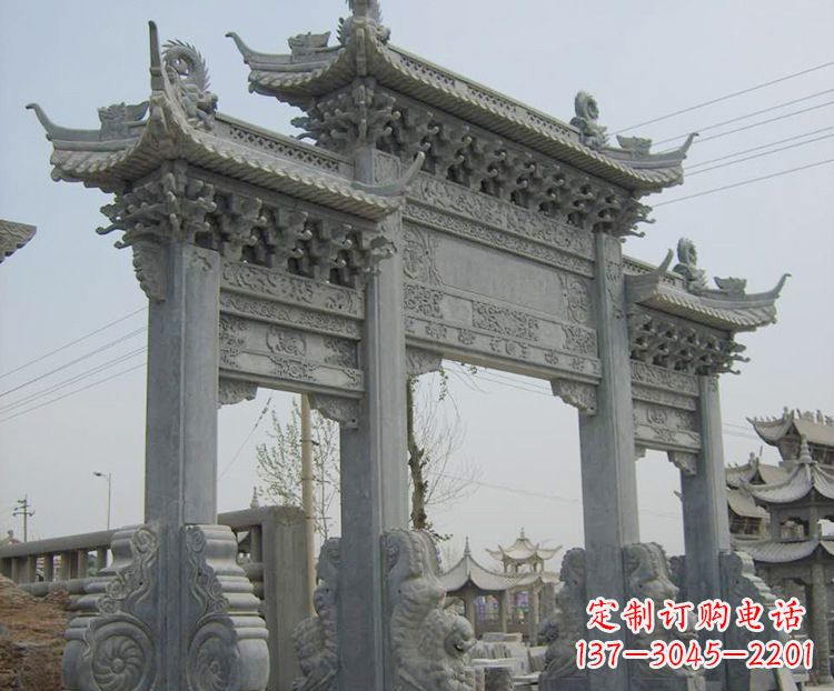 石狮石牌坊与石牌楼