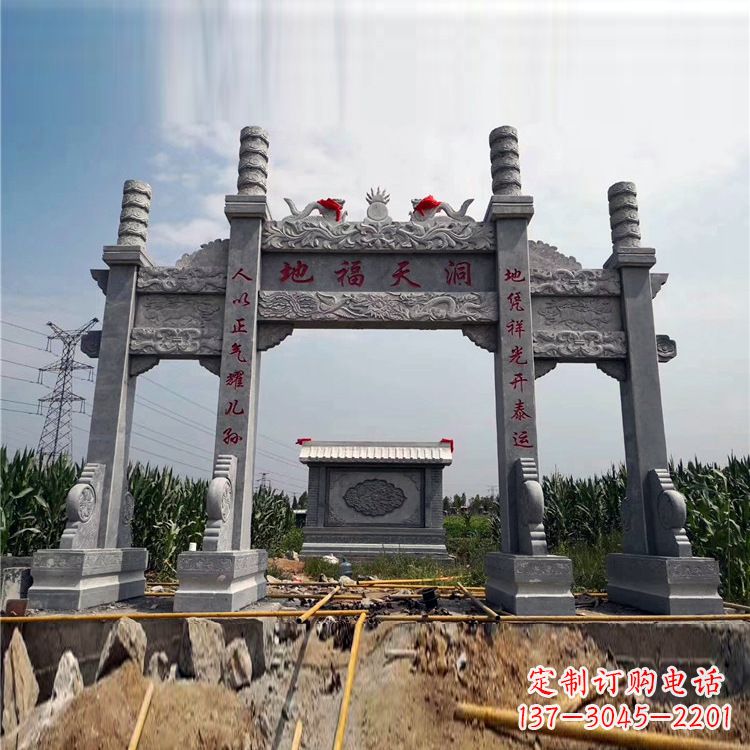 石狮石牌楼石雕