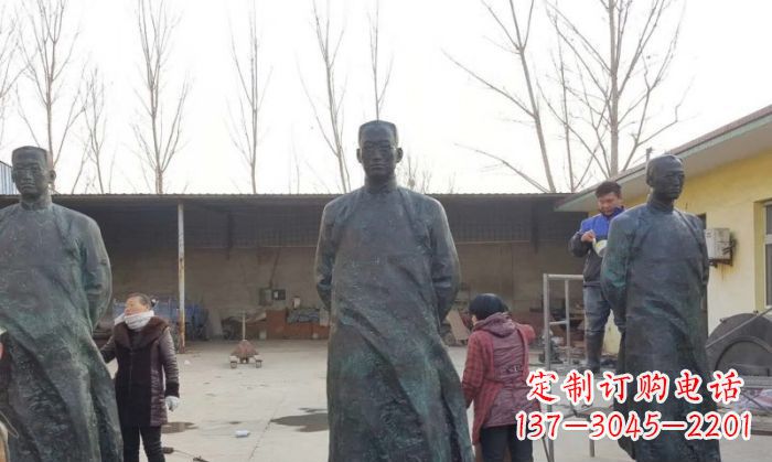 石狮陶行知人物铜雕 (3)