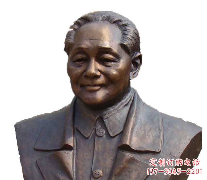 石狮铜雕广场纪念伟人邓小平雕塑