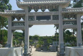 石狮全国厂家特制农村石牌坊雕塑