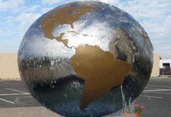 石狮国际化地球喷泉雕塑