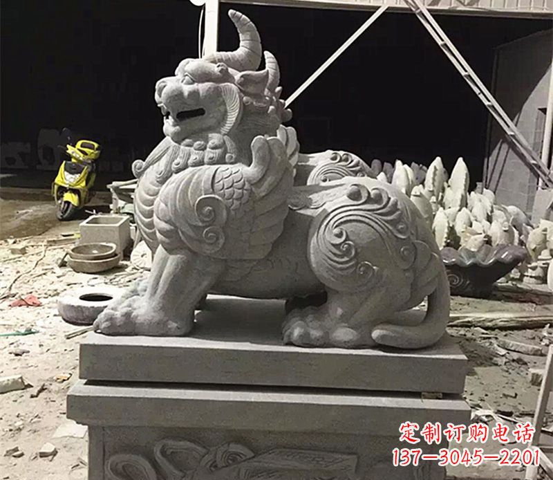石狮獬豸法院门口石雕