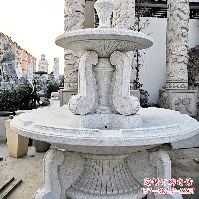 石狮许愿池喷泉 石雕