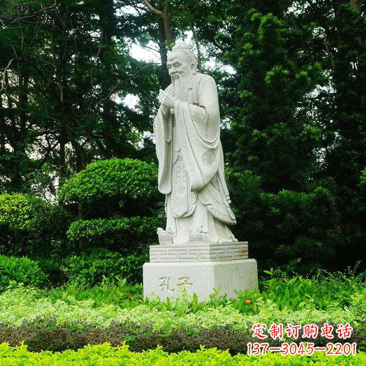 石狮学校名人铜像雕塑 孔子铜像雕塑