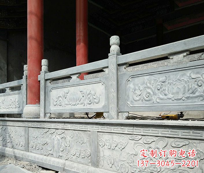石狮园林仿古石栏板景观石雕_1 (3)