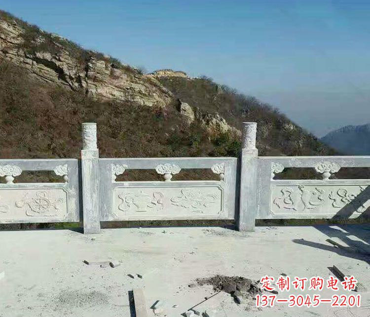 石狮园林仿古石栏板景观石雕_2 (3)