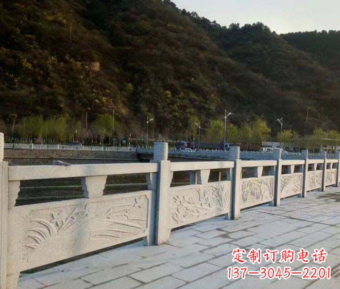 石狮园林景观大理石浮雕栏板