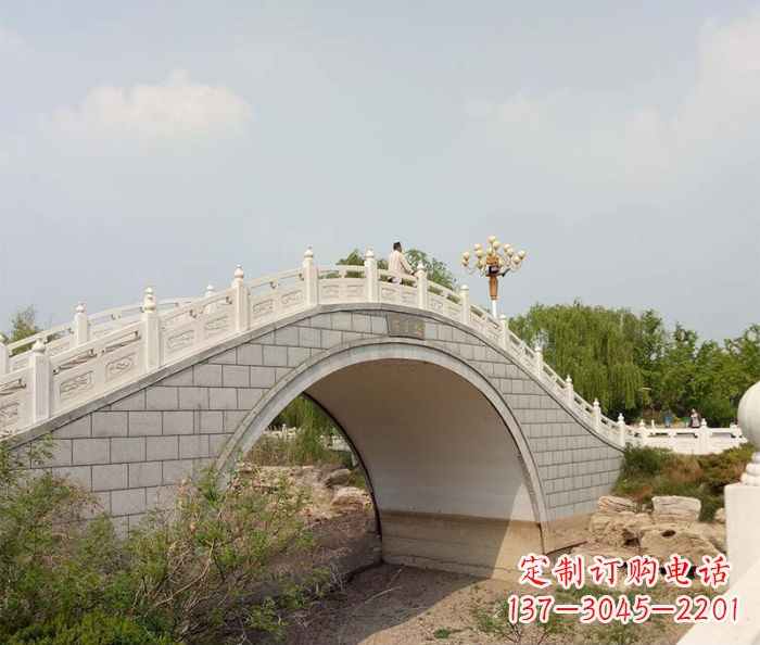 石狮园林景观大理石桥栏板石雕 (6)