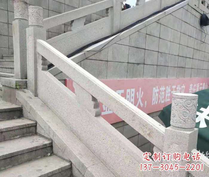 石狮园林景观大理石桥栏板石雕_1 (2)