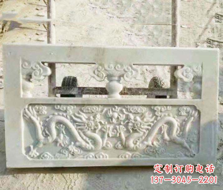 石狮园林石浮雕栏板景观石雕