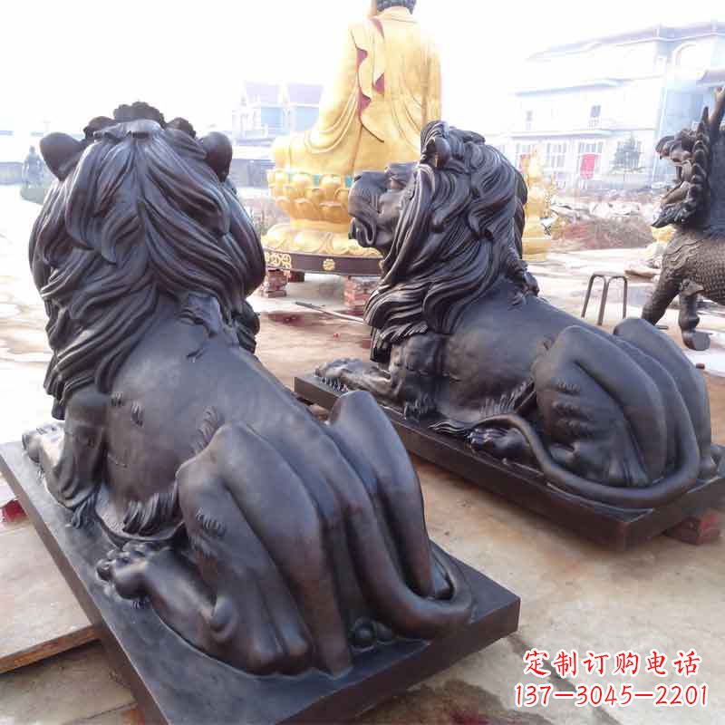 石狮铸铜汇丰狮子