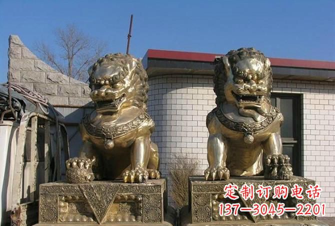 石狮铸铜狮子雕塑