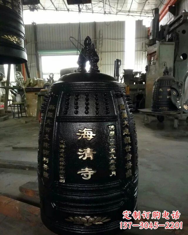 石狮宗教庙宇铸铜钟